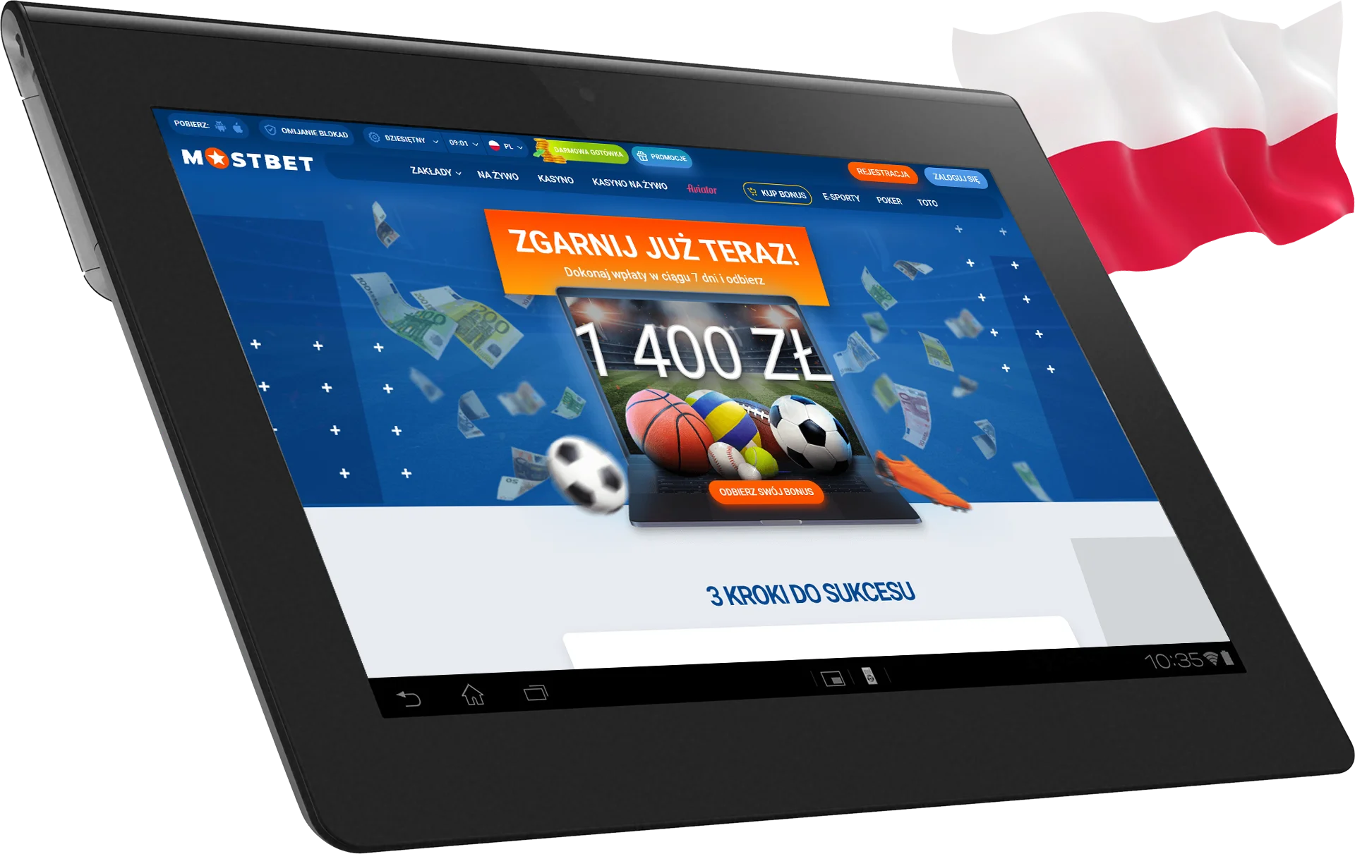bonusy przy rejestracji w mostbet